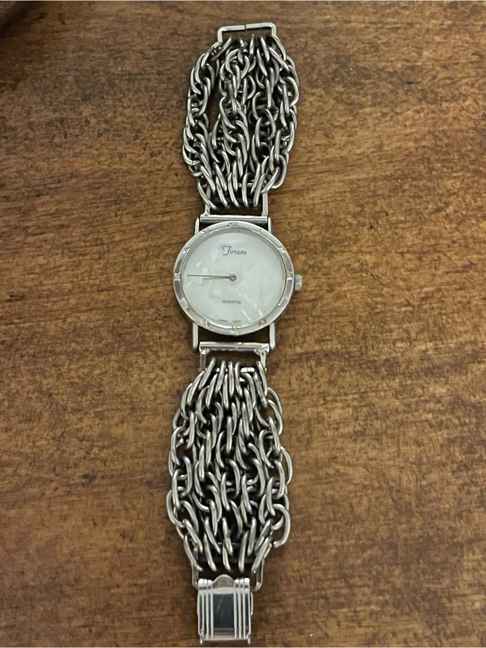 Silver Chain Bracelet Watch - Silver
